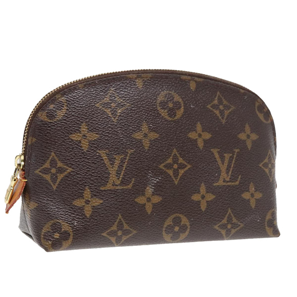 LOUIS VUITTON Monogram Pochette Cosmetic PM Cosmetic Pouch M47515 LV Auth 90622 - Picture 1 of 16